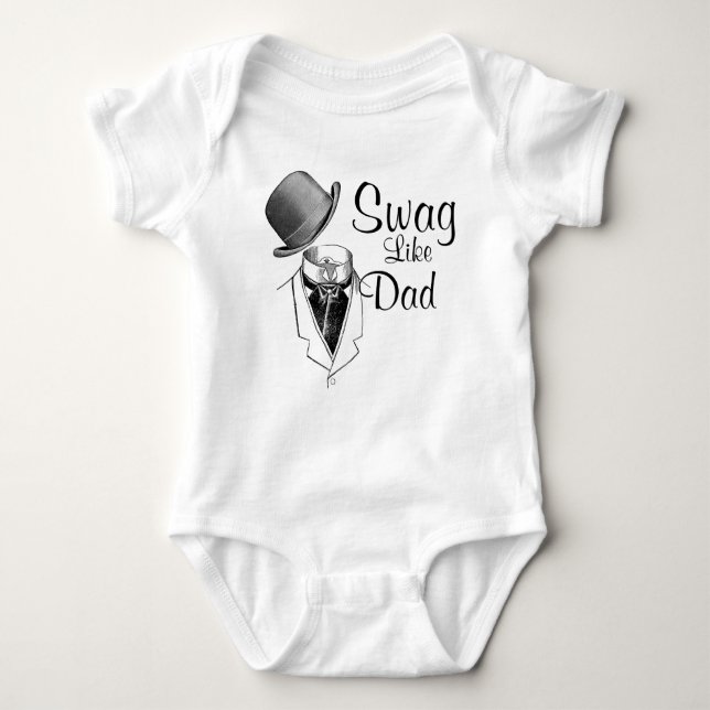 Unique Hat/Suit Swag Like Dad Creeper (Front)