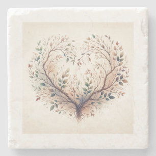 Unique Heart Stone Coaster