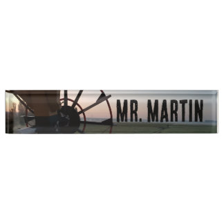 Unique Holland Windmill View Desk Name Plate