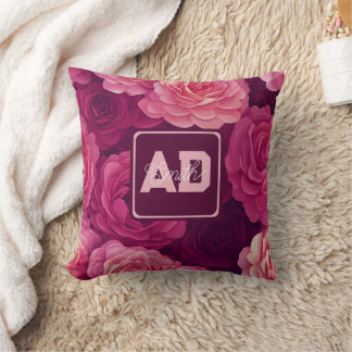 Unique Home Decor Rose Family Pillow