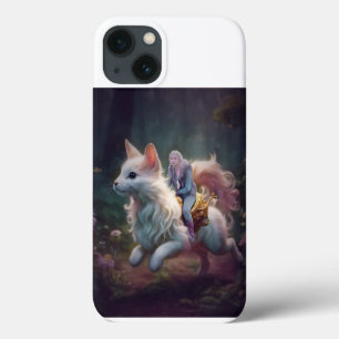 Unique horse riding girl  iPhone 13 case