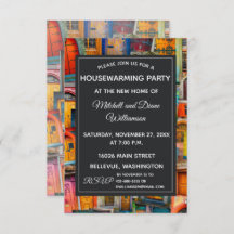 Unique Housewarming Party Invitation Doors