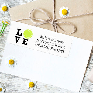 Unique I love Tennis with Yellow Ball