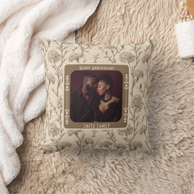 Unique Keepsake 50Th Wedding Anniversary For Wife Cushion (Blanket)
