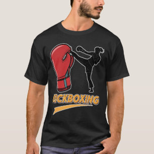Unique Kickboxing Boxing Glove Design T-Shirt