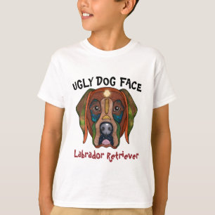 Unique Labrador Retriever ugly dog face T-Shirt