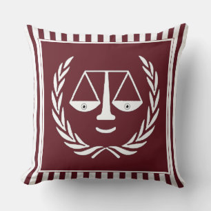 Unique Lawyer Decor Throw Pillow