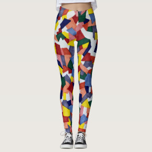 Unique leggings, artist-designed, all-over pattern leggings