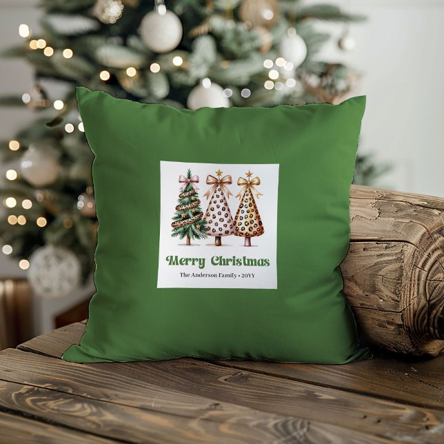 Unique Leopard Pattern Pillow Custom Name Holiday (Unique Leopard Pattern Pillow Custom Name Holiday

)