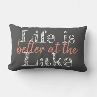 unique LIFE IS BETTER AT THE LAKE | Lumbar Cushion