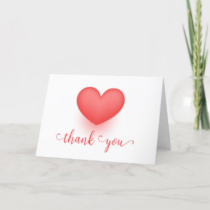 Unique Little Sweetheart Valentine Baby Shower  Thank You Card