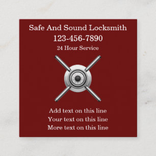Unique Locksmith Business Cards