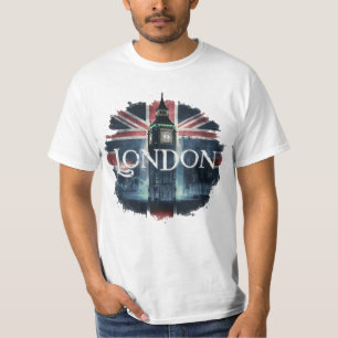 Unique London landmarks and the union jack Cool T-Shirt