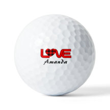 Unique Love Golf Ball for Women Golfing Leagues