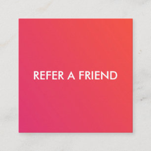 Unique Luxury Silver Glitter Salon Referral Card