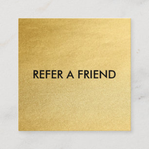 Unique Luxury Silver Glitter Salon Referral Card