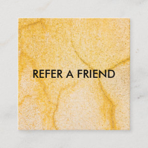 Unique Luxury Silver Glitter Salon Referral Card