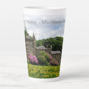 Unique MacAlister Clan's Castle Glenbarr Abbey Latte Mug