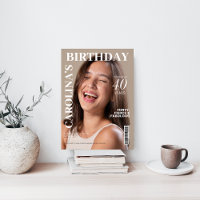 Unique Magazine cover 40th Birthday party