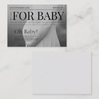 Unique Magazine Photo Baby Shower Books for Baby