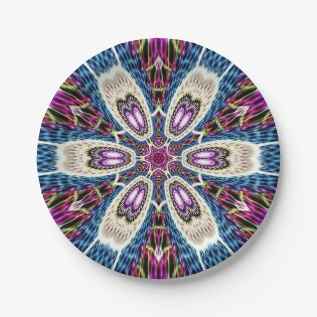 unique Mandala  Paper Plate (Front)