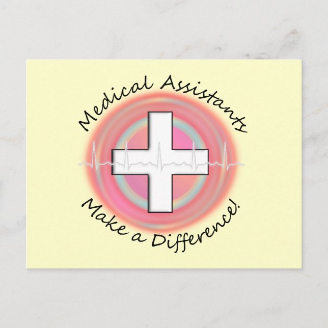 Unique Medical Assistant Gifts Postcard (Front)