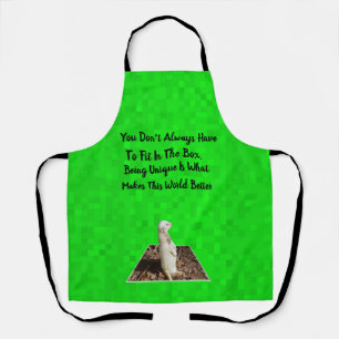 Unique Meerkat Makes This World Better, Apron