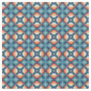 Unique Mid Century Mod Colourful Fabric