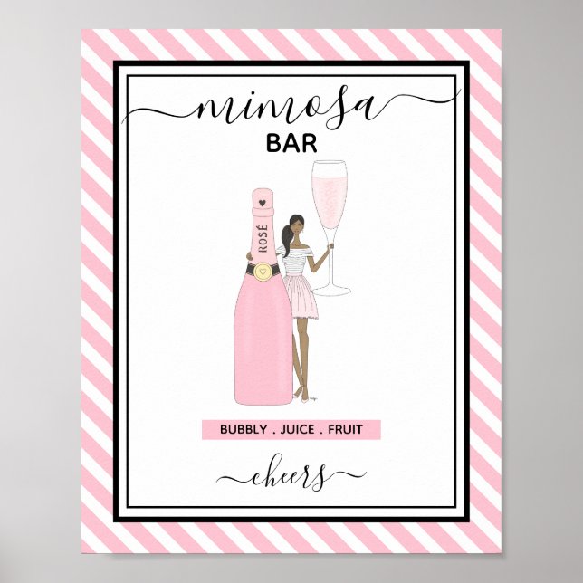 Unique Mimosa Bar Sign (Front)