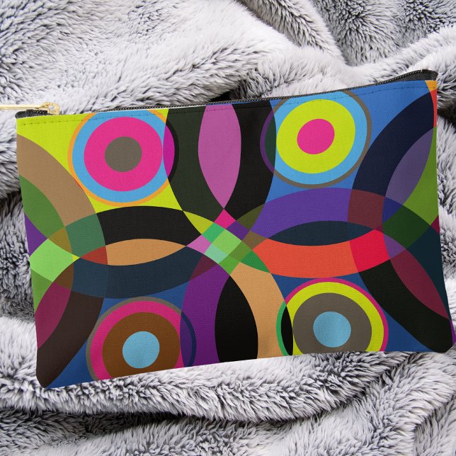 Unique Modern Colourful Bold Abstract Accessory Pouch (Creator Uploaded)