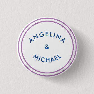 Unique Modern Minimalist Plain 3 Cm Round Badge