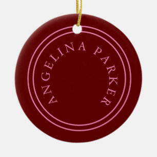 Unique Modern Minimalist Plain Ceramic Tree Decoration
