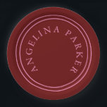 Unique Modern Minimalist Plain Paper Plate<br><div class="desc">Extreme minimalist design. I would recommend to family and friends. Very happy.</div>