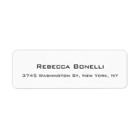 Unique Modern Minimalist Plain Simple White