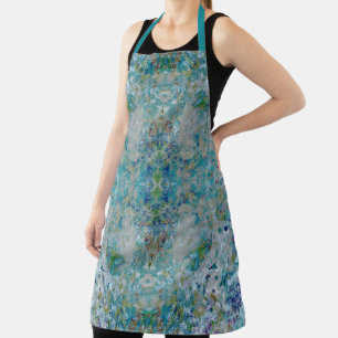 Unique Modern One Of A Kind Abstract Art Design Apron