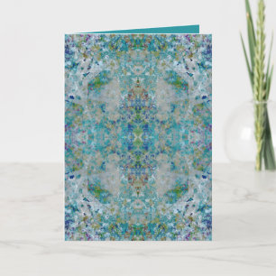 Unique Modern One Of A Kind Abstract Art Design Card