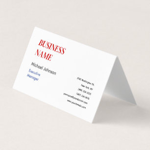 Unique modern professional design business card