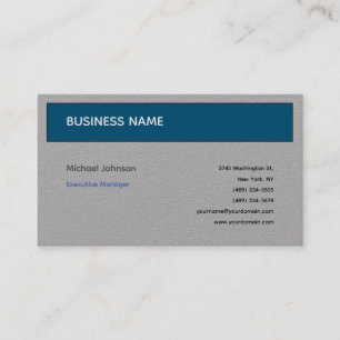 Unique modern professional minimalist chic business card