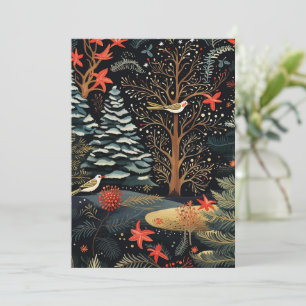 Unique Modern Whimsical Non Photo Christmas Card