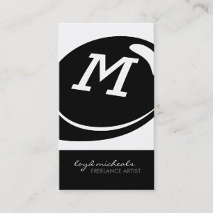 Unique Monogram Business Cards