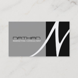 Unique Monogram Business Cards