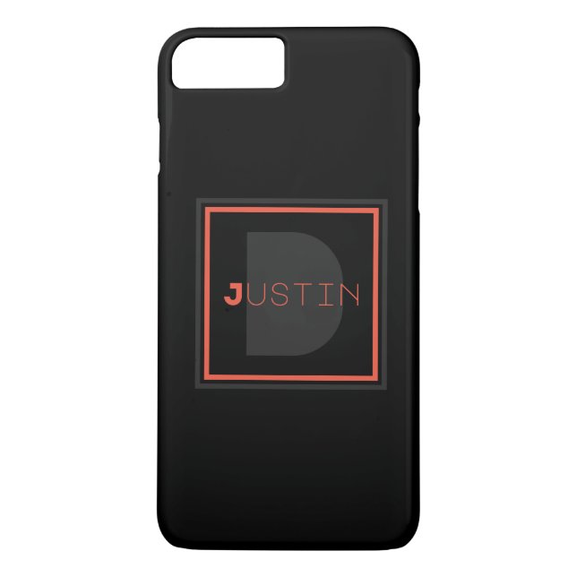 Unique Monogram Case-Mate iPhone Case (Back)