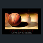 Unique Motivational Achievement Basketball Print<br><div class="desc">I Love This Game. Popular Sports - Basketball Game Ball Image.</div>