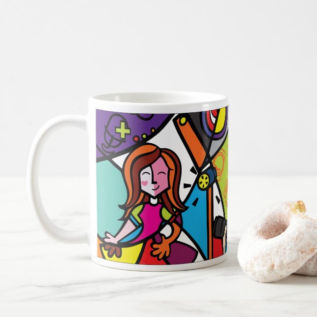 unique mug (With Donut)