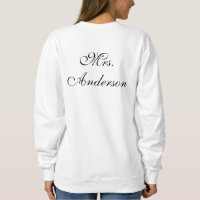 Unique Name Printed Casual Sweatshirt Style
