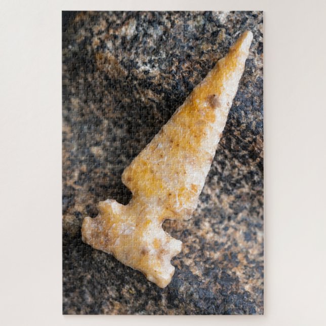 Unique Native American Arrowhead Jigsaw Puzzle  (Vertical)