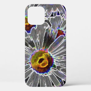 Unique Neon Daisies iPhone 12 Case