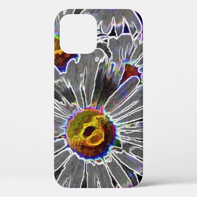 Unique Neon Daisies Case-Mate iPhone Case (Back)