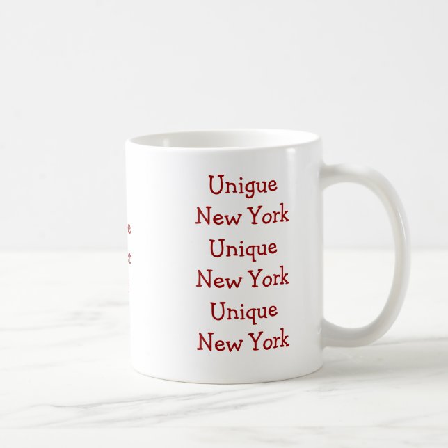 Unique New York Tongue Twister Mug (Right)