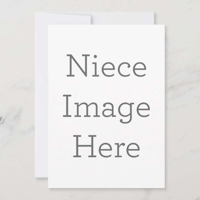Flat Invitation, Size: 12.7 cm x 17.8 cm, Paper: Signature Matte, Envelopes: White (Front)